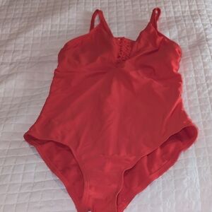 Catalina Vibrant Coral Swimsuit